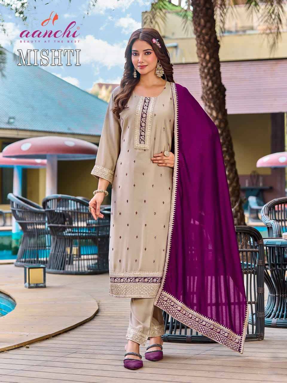 MISHTI By AANCHI 01 To 04 Series Stylish Fancy Colorful party weat dresses At Wholesale Price